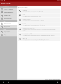 G DATA Mobile Security Android Autorizzazioni G DATA Mobile Security Android Autorizzazioni