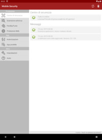 G DATA Mobile Security Android Centro di sicurezza G DATA Mobile Security Android Centro di sicurezza