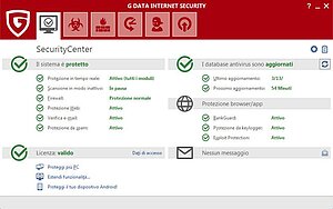 G DATA Internet Security SecurityCenter G DATA Internet Security SecurityCenter
